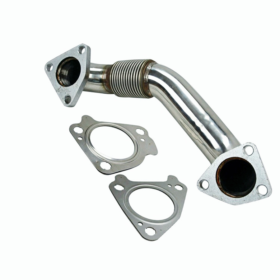 car exhaust downpipe For LB7 LLY LBZ LMM LML 6.6L Duramax Bolt On Passenger Side Up-Pipe W/ Gaskets