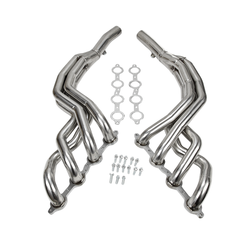 Exhaust Header for Chevy Camaro SS, 6.2L V8, Pair 