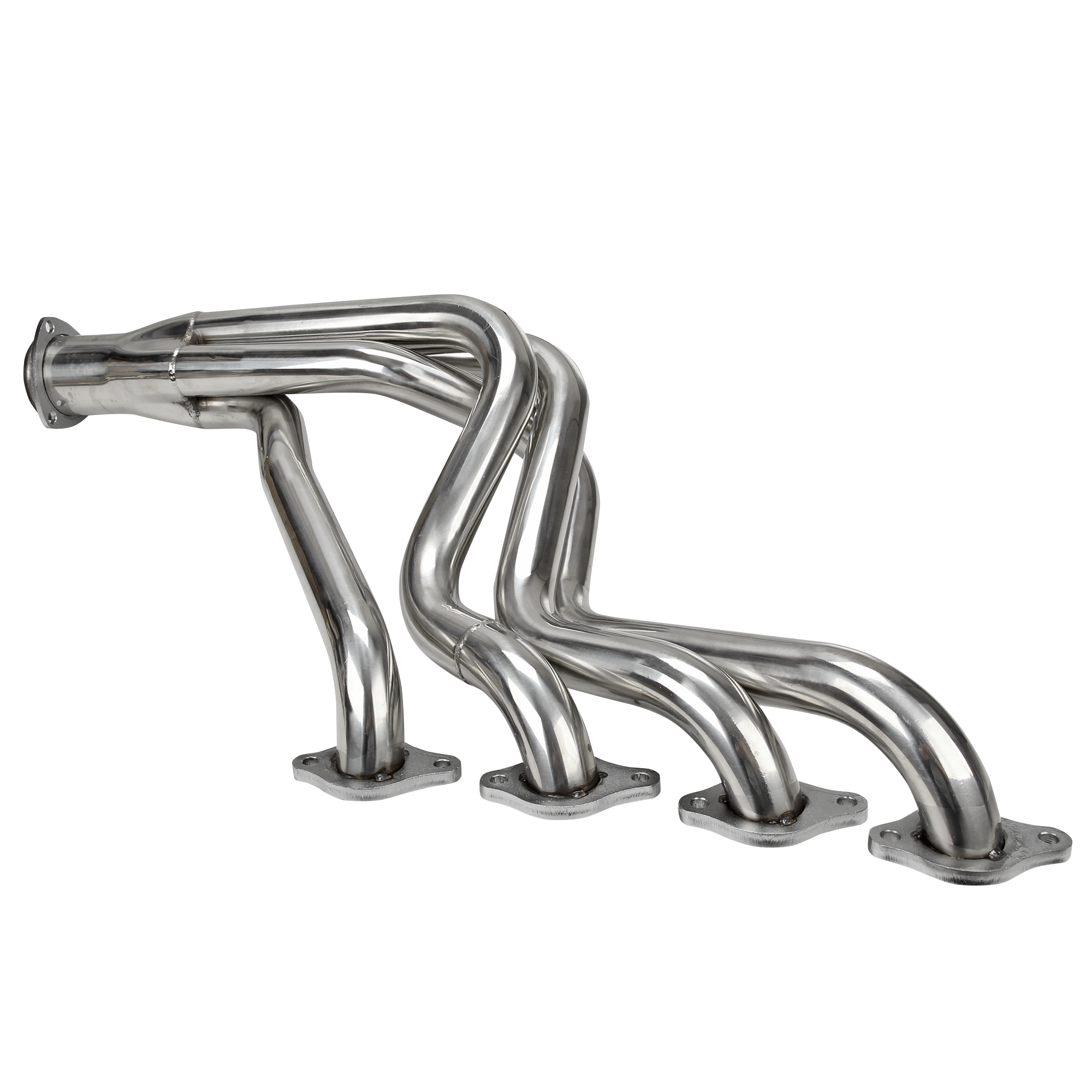 Exhaust Header, Full-Length, Steel, Painted for Chevy, GMC, SUV, Pickup, 396, 402, 427, 454, Pair