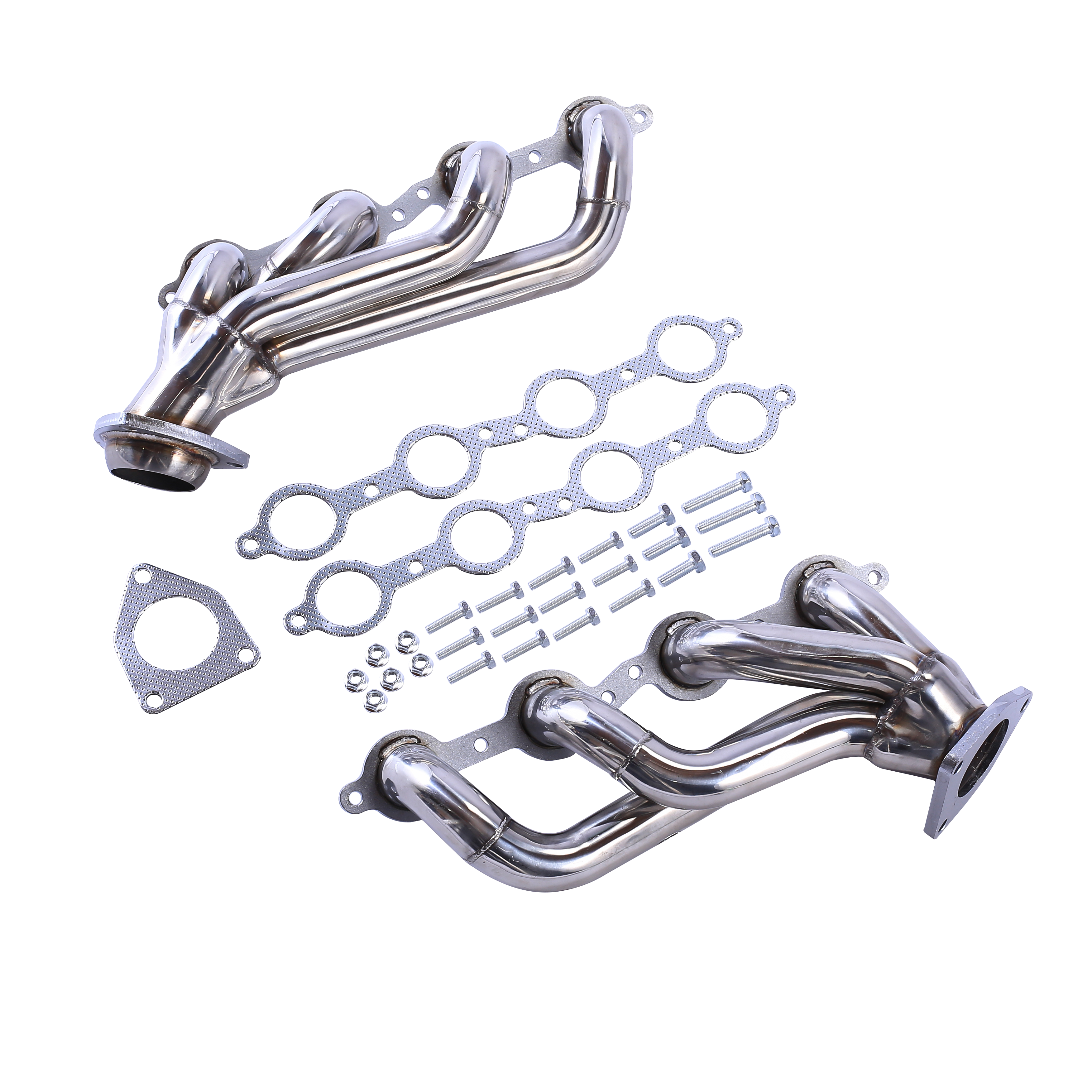 Auto Exhaust Headers for 00-01 GMC YUKON 4.8L 5.3L with EGR/ 99-01 GMC SIERRA 1500 2500 With EGR
